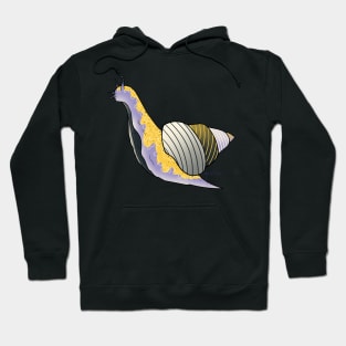 Nonbinary Pride Snail Hoodie